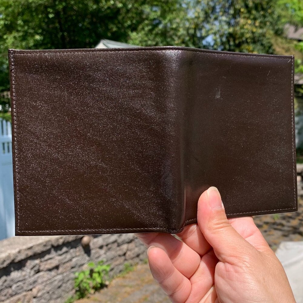 Vtg Biagi Leather Billfold Wallet - Picture 8 of 13